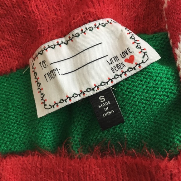 NWOT CHRISTMAS Elf sweater dress XS S - Picture 6 of 7
